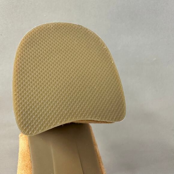 Aerosoles Cornelia Tan Suede Leather Peep Toe Slingback Platform Sandal Size 9.5 - Picture 14 of 15